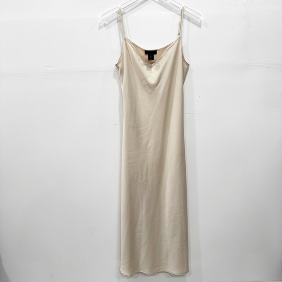 House of Harlow 1960 Dresses & Skirts - House Of Harlow 1960 Gold Slip Dress Spaghetti Strap Small Midi Maxi